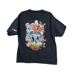 Hypland Yu-Gi-Oh! T-Shirt Mens XL Black Pegasus Monsters Anime Streetwear Y2K